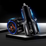 Dual Maxboost Car USB Quick Charger QC 3.0 by Glow Recharge™