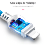 Glow Recharge 2.0™ iPhone, Android, & Type-C Charging Cable 6Ft