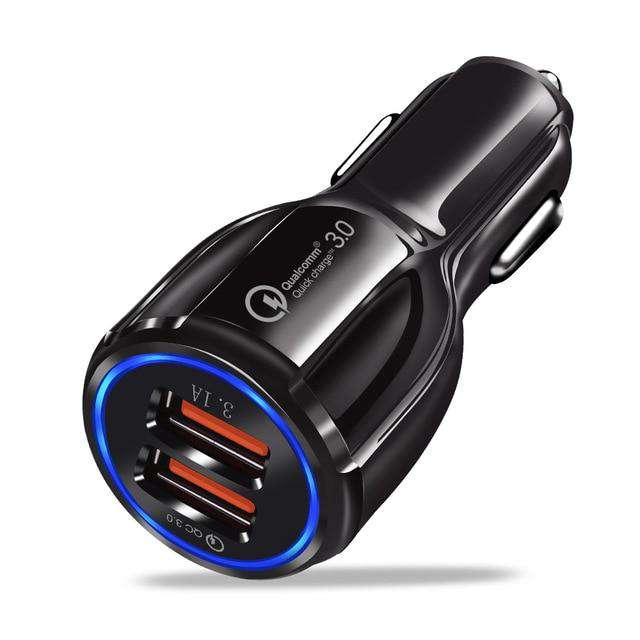 Dual Maxboost Car USB Quick Charger QC 3.0 by Glow Recharge™