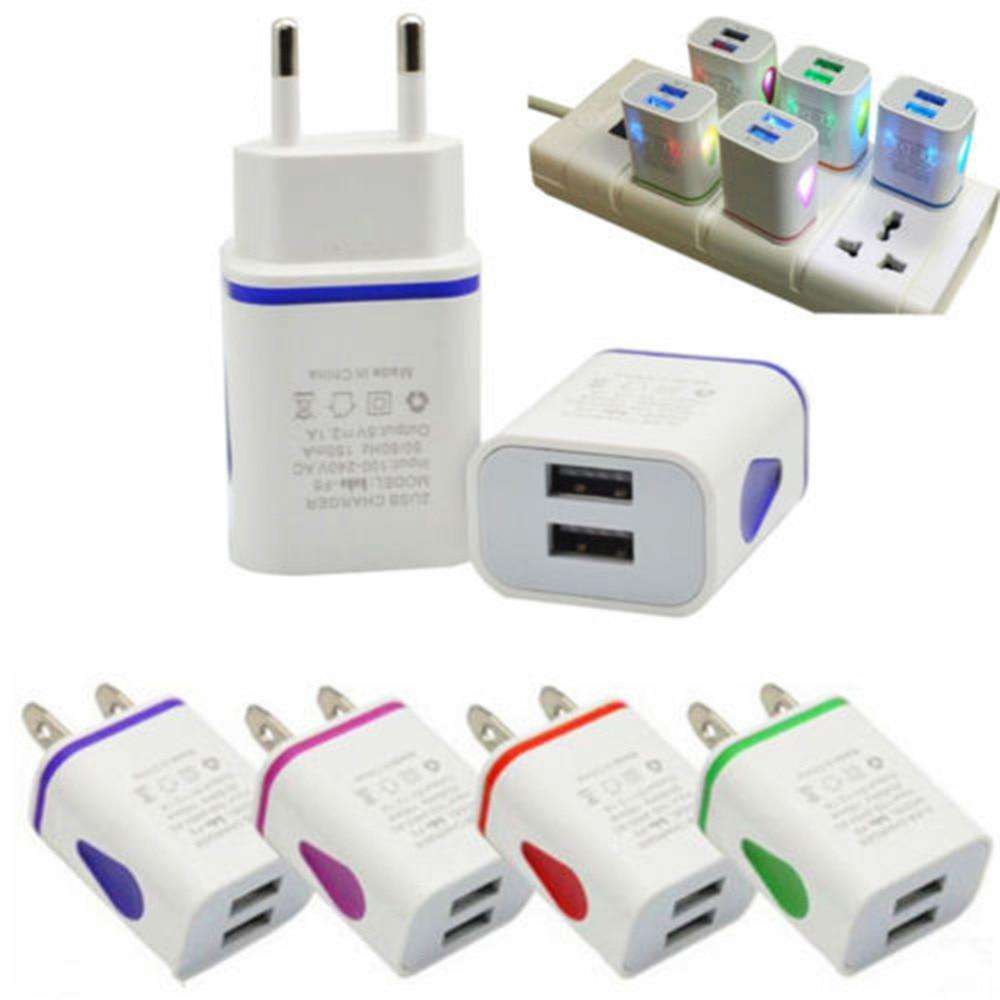 Glow Recharge™ Dual USB Fast Charging Wall Charger