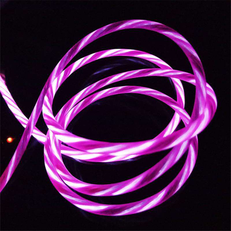 Glow Recharge 2.0™ iPhone, Android, & Type-C Charging Cable 6Ft