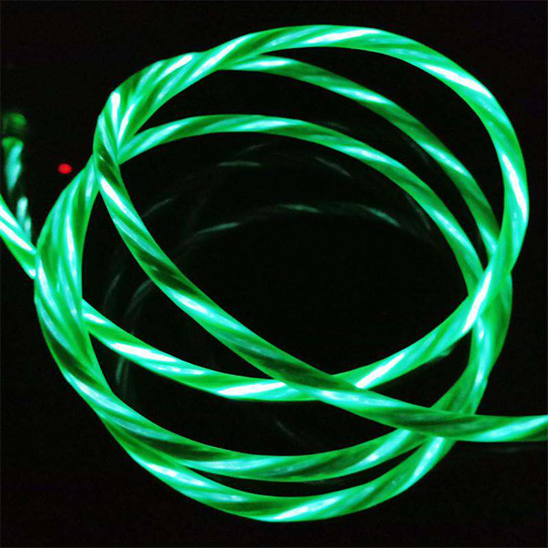 Glow Recharge 2.0™ iPhone, Android, & Type-C Charging Cable 6Ft